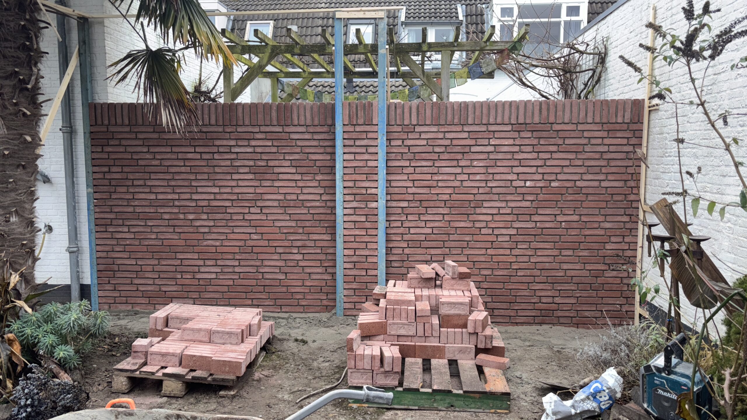 Metselwerk tuinmuur_Eindhoven 2