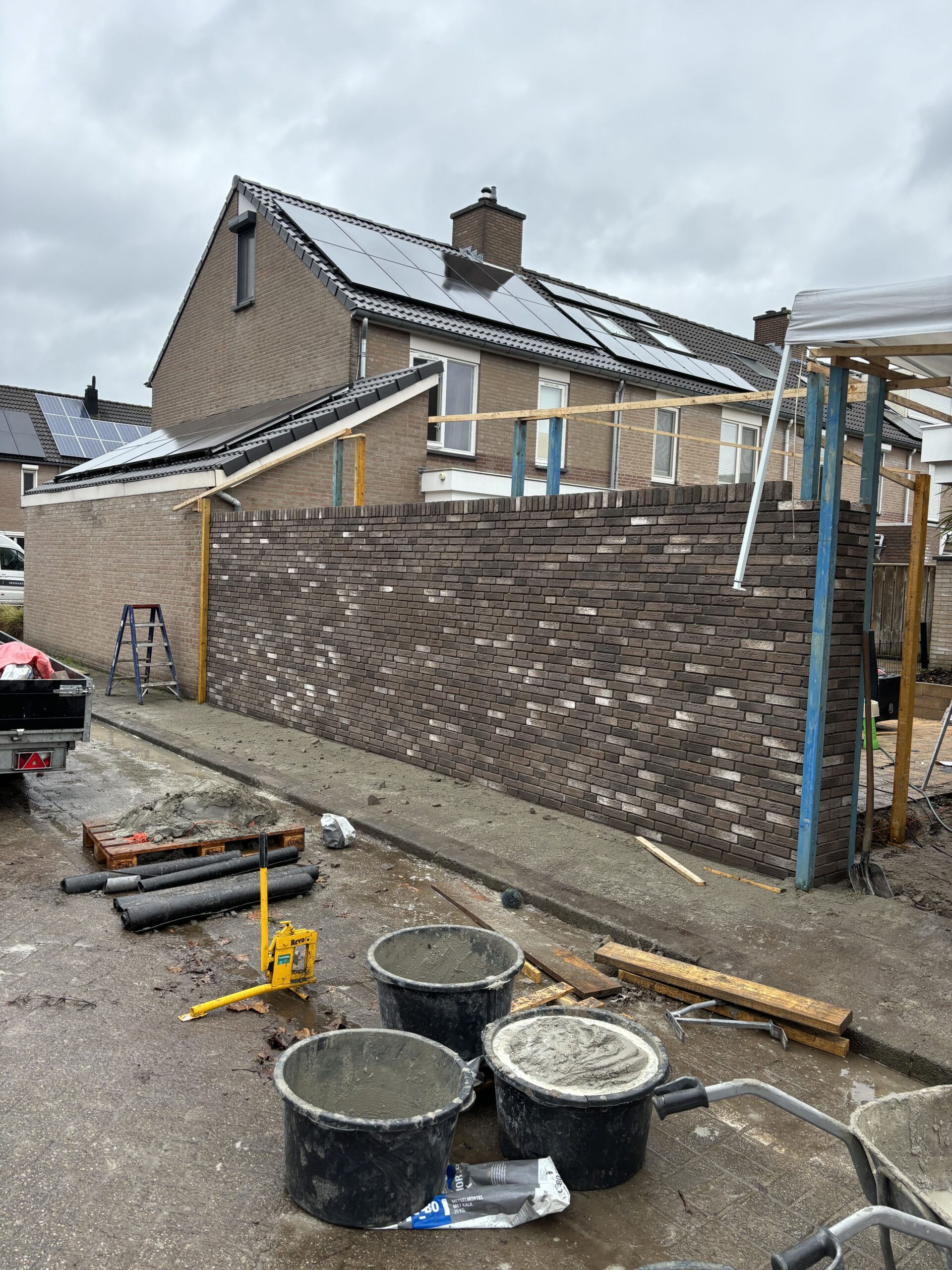 Metselwerk tuinmuur_Eindhoven